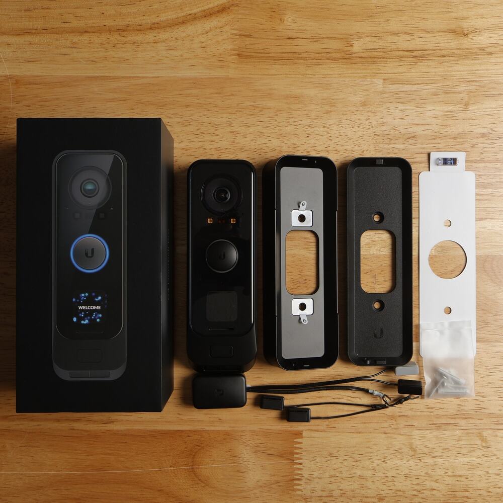 Ubiquiti UniFi Protect G4 Video Doorbell Pro US WiFi Black Complete EUC